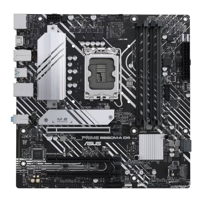 Asus PRIME B660M-A D4-CSM Intel B660 LGA 1700 Micro ATX DDR4 Asus PRIME B660M-A D4-CSM Intel B660 LGA 1700 Micro ATX DDR4